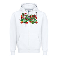 White Christmas Game Controller Zipper Hoodie - MaliasSmallBusiness
