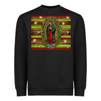 Black our lady of Guadalupe Christmas Heavyweight Sweatshirt - Jasminsmagicworld