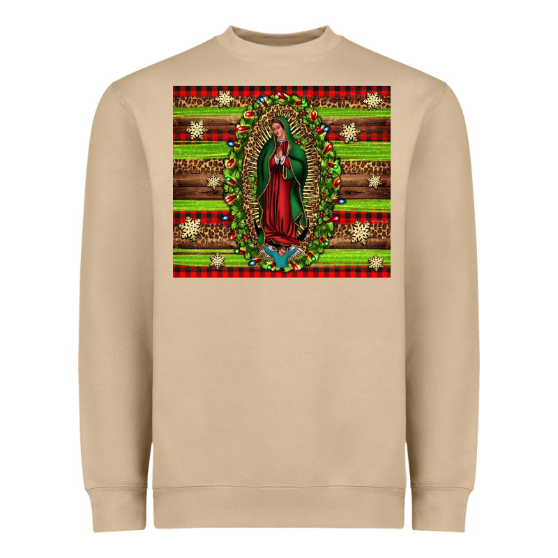 Our Lady Of Guadalupe Christmas Heavyweight Sweatshirt by Jasminsmagicworld | Teevron