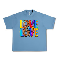 Pebble Blue pride lgbtqi love is love Urban Heavy Tee - AdoDesignShop