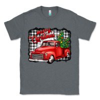 Charcoal Heather merry christmas red truck christmas trees Classic Tee - Jasminsmagicworld