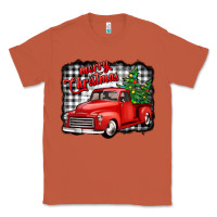 Copper merry christmas red truck christmas trees Classic Tee - Jasminsmagicworld