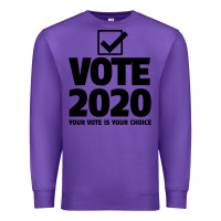 Purple USA 2020 President Trump Biden election Premium Sweatshirt - Bettercallsaul