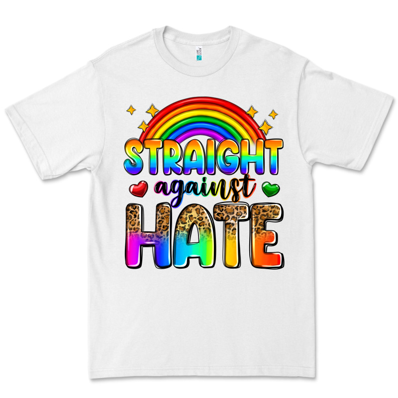 Straight Against Hate Premium Tee by Zillion Design Studio | Teevron