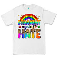 White straight against hate Premium Tee - Zillion Design Studio