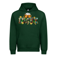 Forest Green Lucky beers St. Patrick's Day Urban Hoodie - CowGirlArtShop