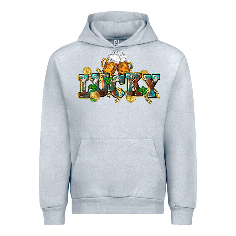 Lucky Beers St. Patrick's Day Urban Hoodie by CowGirlArtShop | Teevron