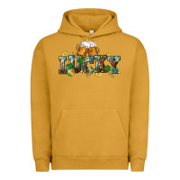 Pigment Peanut Butter Lucky beers St. Patrick's Day Urban Hoodie - CowGirlArtShop