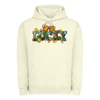 Pigment Pistachio Lucky beers St. Patrick's Day Urban Hoodie - CowGirlArtShop