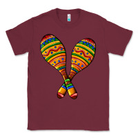 Burgundy mexican maracas Classic Tee - AdoDesignShop