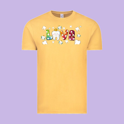 Love Tooth And Tooth Fairy Vintage Tee Designed By Adodesignshop