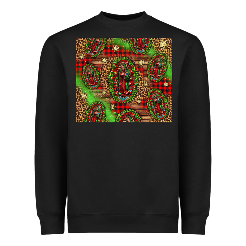Our Lady Of Guadalupe Christmas Heavyweight Sweatshirt by Jasminsmagicworld | Teevron