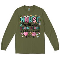 Army Green nurse practitioner Long Sleeve Tee - MaliasSmallBusiness