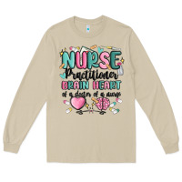 Mushroom nurse practitioner Long Sleeve Tee - MaliasSmallBusiness