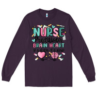 Plum nurse practitioner Long Sleeve Tee - MaliasSmallBusiness