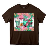 Chocolate Brown certified nursing assistant coffee cups Heavy Core Tee - Zillion Design Studio