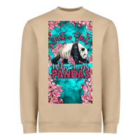 Mushroom just a girl who loves pandas Heavyweight Sweatshirt - LillyAllenDesigns