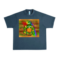 Midnight Navy st patricks gnomes rainbow Urban Heavy Tee - Artiststas