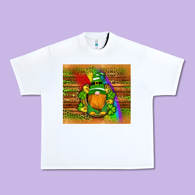 St Patricks Gnomes Rainbow Urban Heavy Tee Designed By Artiststas