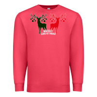 Cardinal Merry Christmas Reindeer Premium Sweatshirt - Bettercallsaul