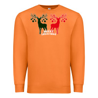 Carrot Merry Christmas Reindeer Premium Sweatshirt - Bettercallsaul