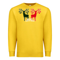 Lemon Merry Christmas Reindeer Premium Sweatshirt - Bettercallsaul