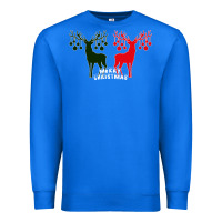 True Royal Merry Christmas Reindeer Premium Sweatshirt - Bettercallsaul