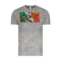 Cloud Rock mexico flag cowhide leopard sunflower and roses licanse  plate Vintage Tee - Artiststas