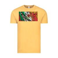 Vintage Mustard mexico flag cowhide leopard sunflower and roses licanse  plate Vintage Tee - Artiststas