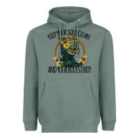 Sage Keep Your Soul Clean And Your Boots Dırty Cowgirl Boots Heavyweight Hoodie - Bettercallsaul