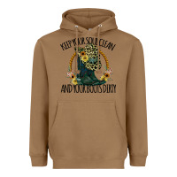 Toasted Coconut Keep Your Soul Clean And Your Boots Dırty Cowgirl Boots Heavyweight Hoodie - Bettercallsaul
