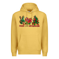 Antique Gold Peace love Nutcrackers Premium Hoodie - NancyCooperArtShop