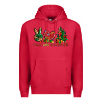 Cardinal Peace love Nutcrackers Premium Hoodie - NancyCooperArtShop