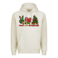 Oatmeal Heather Peace love Nutcrackers Premium Hoodie - NancyCooperArtShop