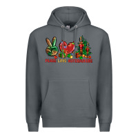 Rock Peace love Nutcrackers Premium Hoodie - NancyCooperArtShop