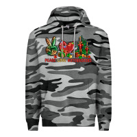 Slate Camo Peace love Nutcrackers Premium Hoodie - NancyCooperArtShop