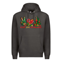 Smoke Peace love Nutcrackers Premium Hoodie - NancyCooperArtShop