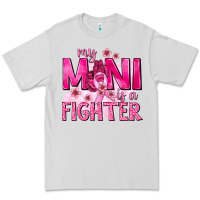 Dove Grey My Mini Is a Fighter with Ribbon Premium Tee - texasbilliewilder