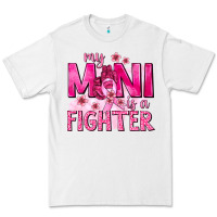 White My Mini Is a Fighter with Ribbon Premium Tee - texasbilliewilder