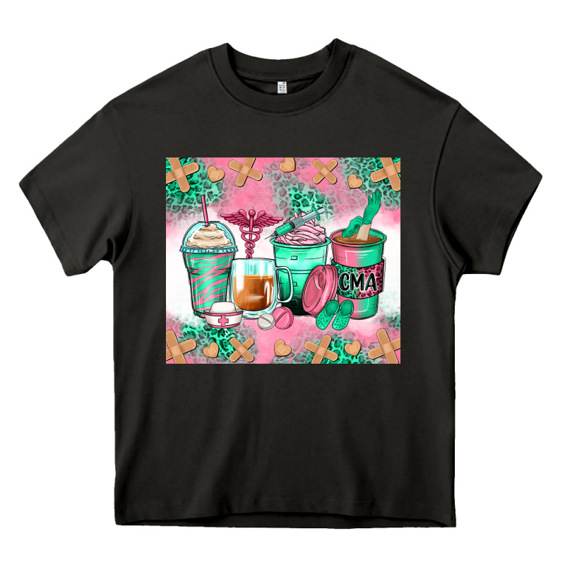 Certified Medical Assistant Coffee Cups Heavy Core Tee by Zillion Design Studio | Teevron