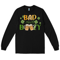 Black bad and boozy Long Sleeve Tee - MaliasSmallBusiness