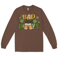 Chestnut bad and boozy Long Sleeve Tee - MaliasSmallBusiness
