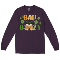 Plum bad and boozy Long Sleeve Tee - MaliasSmallBusiness