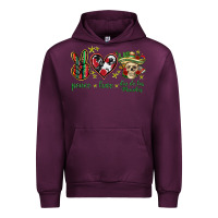 Mauve Wine Peace love dia de los muertos Mexico Urban Hoodie - HowdyJamesFarm