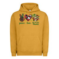 Peace Love Dia De Los Muertos Mexico Urban Hoodie | Teevron