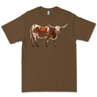 Cacao longhorn Premium Tee - RanaPortraitStore