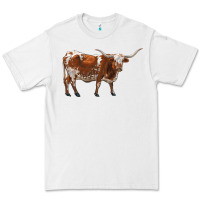 White longhorn Premium Tee - RanaPortraitStore