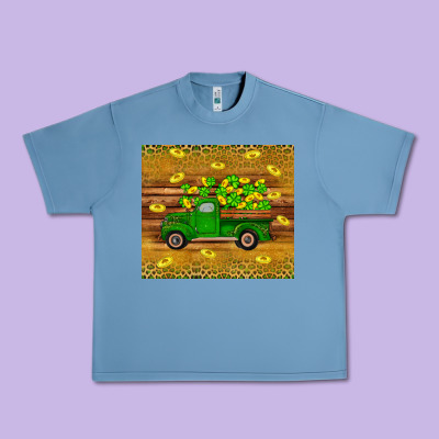 St Patricks Day Truck Urban Heavy Tee Designed By Artiststas