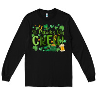 Black st.patrick's day crew Long Sleeve Tee - MaliasSmallBusiness