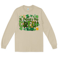 Mushroom st.patrick's day crew Long Sleeve Tee - MaliasSmallBusiness